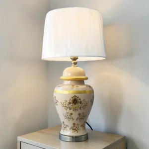 Traditional Glass Table Lamp