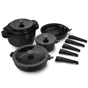 Elbe Die-Casting Aluminium Frying Pan Wok