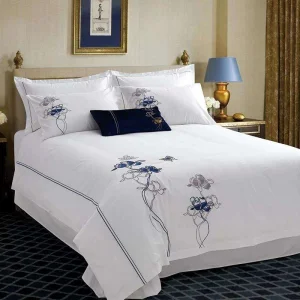 Luxury 5 Star Hotel Embroidered Bed Linen Bedding Duvet Cover Sets
