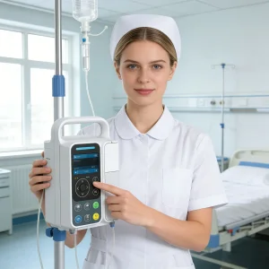Bomba de Infusão IV Avançada com Monitor de Paciente em Tempo Real Monitor de Sinais Vitais Portátil para Cuidados de Emergência