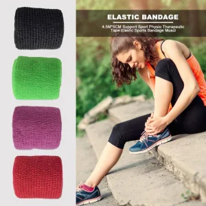 Colorful Elastic Cohesive Bandage Sports Medical Use CE FDA Certified