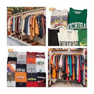 Fornecedor de Roupas Vintage de Alta Qualidade, Baratas e Fashionáveis para Homens e Mulheres em Atacado