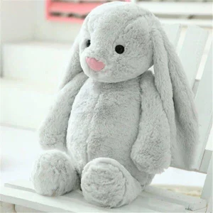 Easter Bunny Gift Soft Kawaii Cute Plush Peluche Bunny Rabbit Dolls Animal Stuffed Long Ear Plush Toy Washed Accessories