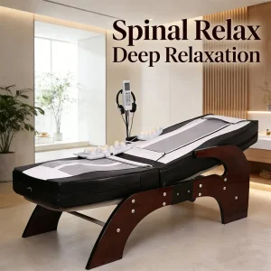 Luxury Massage Bed with Heated Jade Stones &amp; Far Infrared Relaxation for SPA