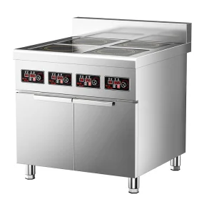 Commercial Stainless Steel Housing 4/6 Burners Induction Cooker