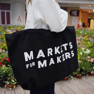 Promotional Travel Large Designer Cute Custom Logo Print Size Washable Durable Blank Tote Cotton Shopping Canvas Bag