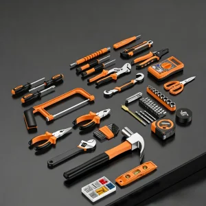 Safe &amp; Easy Home Repair Kit for Beginner-Friendly Hand Tool Set, Ideal for Household Chores &amp; Emergency Fixes