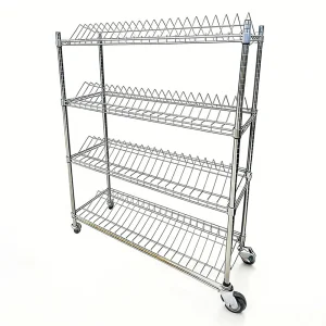 Customizable Mobile Wire Shelving