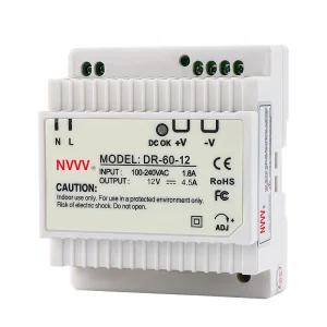 60W Din Rail Power Supply Unit 12v 5A Din Rail Power Supply Industrial Smps 60W 220v Ac 12v Dc