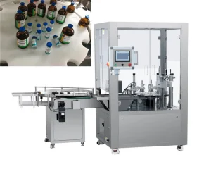 Auto Glass 5ml 10ml 15ml Liquid Powder Glass Vial Bottle Filling Machine