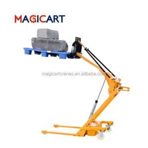 Electric Forklift Stacker with Boom