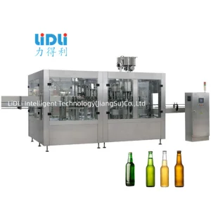 Glass Bottle Filling and Capping Machine for Beer Making Production Line
