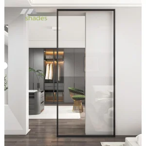 Multishades Ghost Glass Door Interior Mirror Glass Ghost Doors Hidden Invisible Sliding Door Narrow Frame Trackless Minimalism