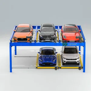 Puzzle parking system atuomatic vehicle storage lift vertical car lift multi-level customized garage equipment mechanical motor driven PLC smart car parking