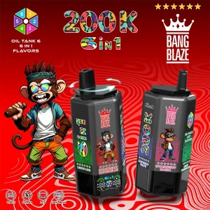 Bang Blaze 200K 6in1 Premium Disposable Vape Kit