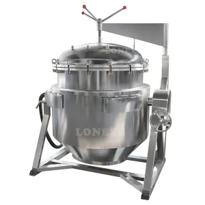 Large Industrial Steam Stainless Steel Pressure Cooker 200-600 Liters