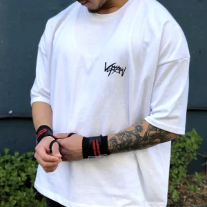 Unisex Nice Youpin Oversized T-Shirt Custom High Quality Heavyweight Gym Apparel with Solid Pattern and Comfortable Neck