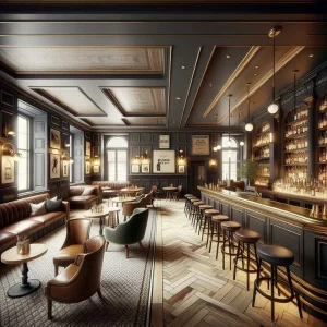 High Back Seating Hotel Restaurant Furniture Set for Enhanced Privacy