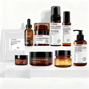 OEM ODM Private Label Collagen with Retinol Skincare Anti-Aging Firming Facial Kit Anti-Wrinkles Fine Lines Lifting Moisturizing