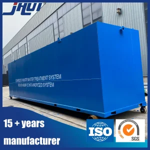 City Municipal Water Treatment Ao Sediment Mbbr Containerized Mbbr Integrated Treatment System
