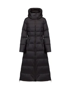 Extra-Long Quilted Goose Down Parka Women's Puffer Down Jacket