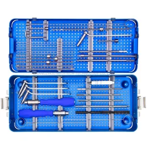 Orthopedic Surgical Instruments 3.0/3.5/4.0/5.0mm Cannulated Headless Compression Screw Instrument Set