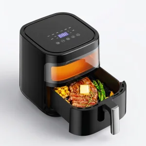 Compact Digital Air Fryer 5.5QT
