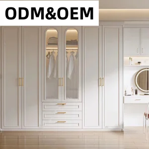 Luxury Minimalist Wooden Wardrobe