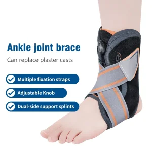 Knob - Adjustable Cross - Compression Ankle Brace - Sports Protection &amp; Injury Recovery