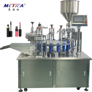 Factory Automatic Lip Gloss Manufacturing Machine Customized Make up Mascara Filling Machine