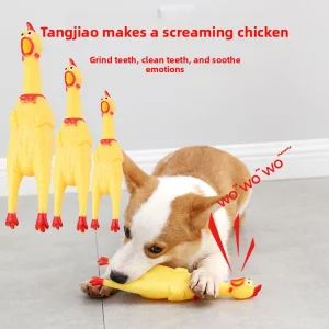 Vinyl Animal Squeeze Dog Toy