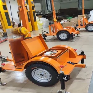 Traffic Control System Automatic Temporary Obstruction Afad Trailer with Flagpole Auxiliary Device for Traffic Lights Trailer