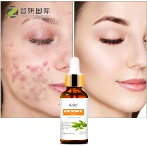 Private Label Skin Care Natural Plant Moisturizing Hydrating Repair Face Tea Tree Acne Serum