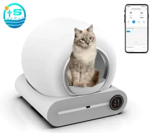 2026 Newest Fully Enclosed Self Cleaning Pet Toilet Litter Smart APP Control Cat Litter Box