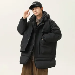 China ZD two piece set mens long puffer jacket Manufacturers, Supplier