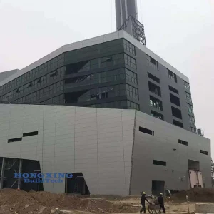 Customized Metal Constructure Industrial Building Prefabricated Steel Structure Waste Plant