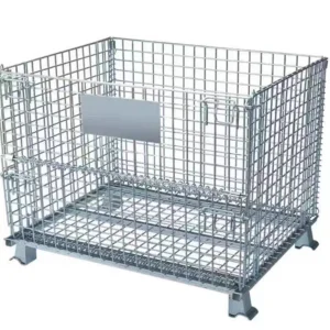 Foldable Mesh Pallet Steel Storage Cages