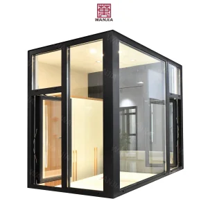New Arrival Energy Efficient Design Hurricane Impact Casement windows Smart Home Smart Electric Interior Aluminum Window Glass