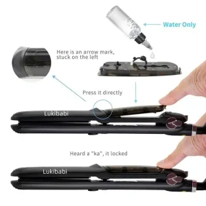 Professional Steam Pod Strong Infrared Hair Straightener