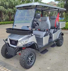 4 People Golf Cart Cargo Box Double Seat