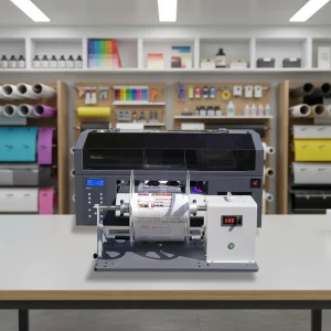 Focus Vesa 830A Automatic New UV Ink Label Printer Roll To Roll Multicolor 1 Year Warranty Ethernet Connectivity