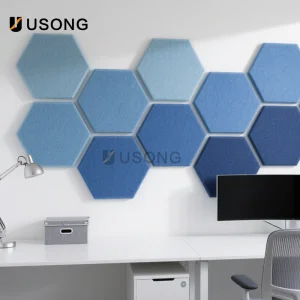 Hexagonal Shaped Acoustic Sound Insulation Board