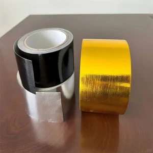 Durable Aluminum Foil Fiberglass Glass Fiber Tape for Long Lasting HVAC Seals Air Conditioning Pipe Wrapping