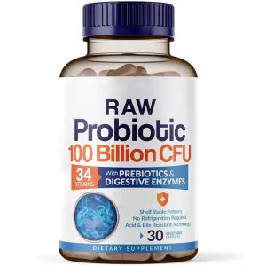 Custom Raw Probiotics Powder Supplement