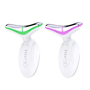 Korea Red Light Therapy Skin Care LED Facial Rejuvenation Laser Hair Removal 12D Hifu Neck Massager