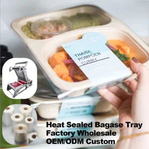 Top Sealing Biodegradable Sustainable Eco Friendly Tray