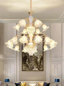 European Luxury K9 Crystal Chandelier