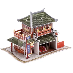 Classical 3D Puzzles Toys Traditional Ancient Architecture Puzzles 3D Model Puzzle Miniature House Toys 3D Miniature for Children Gift