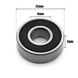 deep groove ball bearings 608 High Precision 8*22*7mm Chrome Steel Deep Groove Ball Bearing 608 2RS 608-2rs 608zz 608 Bearing