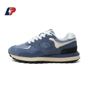 China Men's Synthetic Leather Stitched Mesh Non-Slip Sneakers Manufacturer, Factory